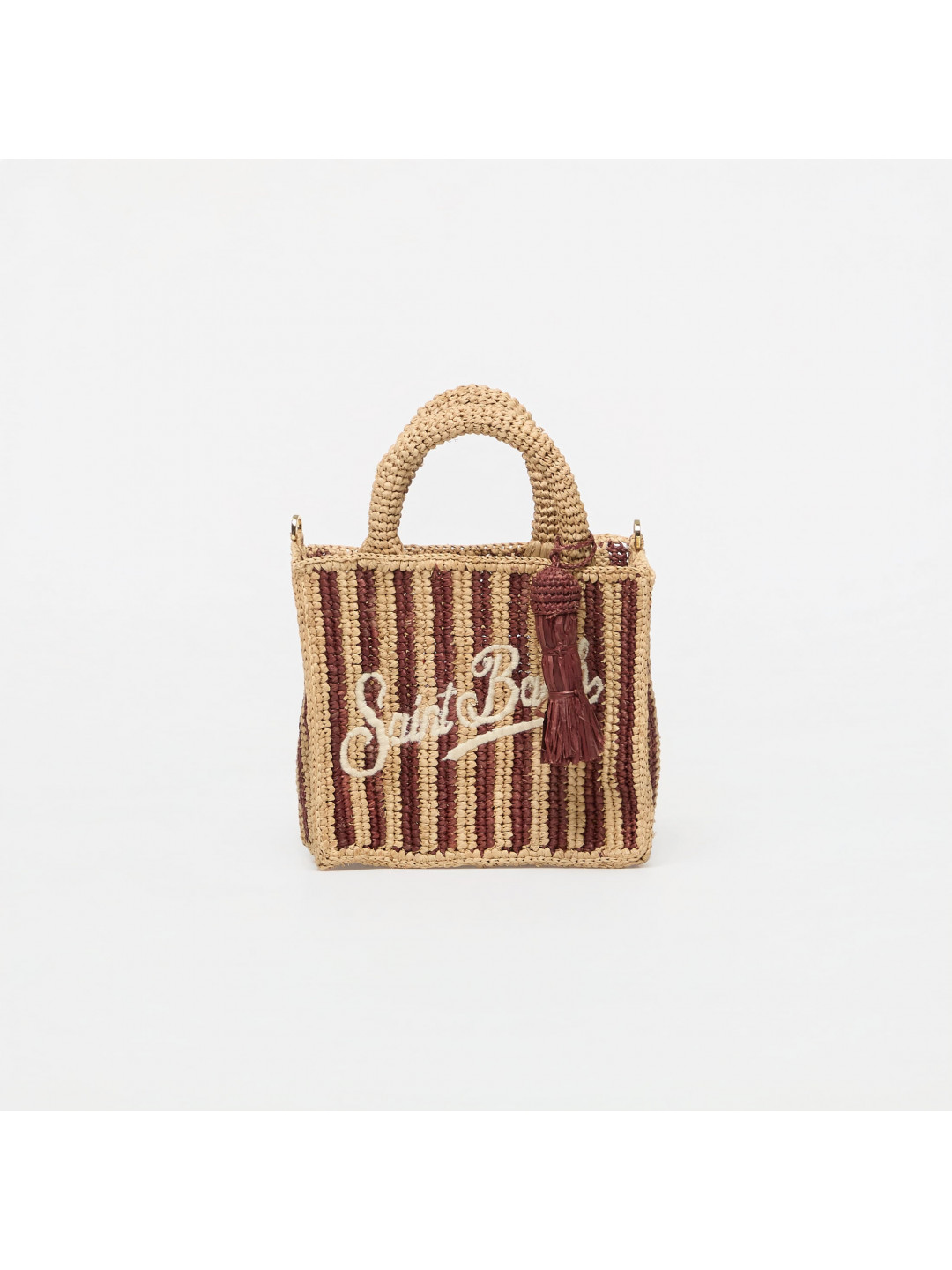 Kabelka MC2 Saint Barth Vanity Mini Raffia Bag Stripes Mini V Universal